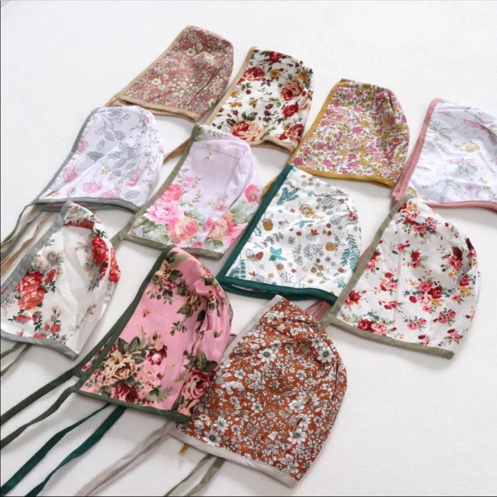 Brand New Floral Baby Bonnet Size 0-6 Months - Picture 6 of 7